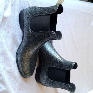 Storm by Courgar Ankle Glitter Rain Boots Size 9 - Brand-new